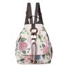 Embroidered Flower Double Shoulder Bag - Women's Literary Backpack, Ethnic Style, Vintage Travel Bag