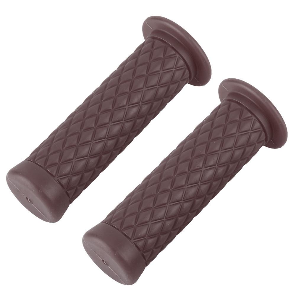 2 buc. 22 mm TPU Mânere Ghidon Motocicletă Bicicletă Accesorii(maro)
