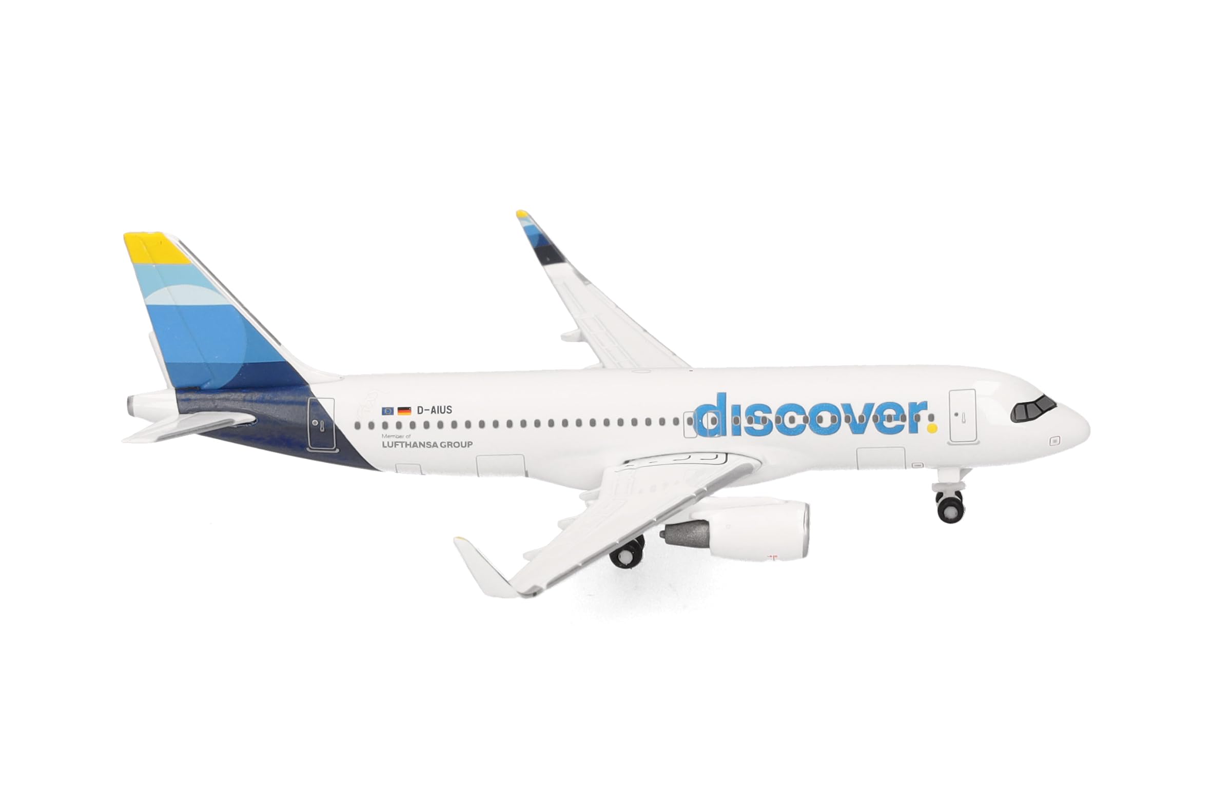 

herpa Откройте для себя миниатюрную коллекционную модель Airbus A320 без основного металла 1500