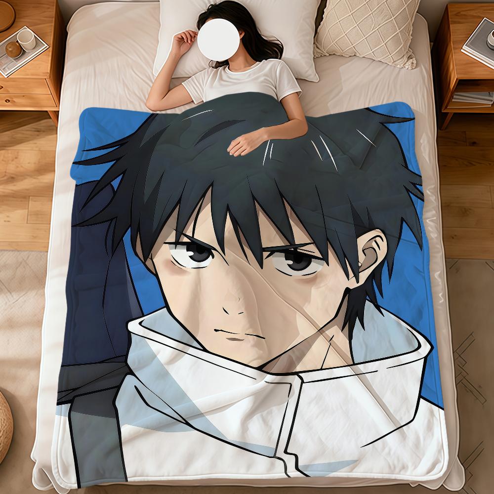 Warm Soft s-Satoru Plush Blanket Anime Yuta Sofa Living Room Itadori Okkotsu Gojo Home Kaisen Yuji Bed j-Jujutsu Gift Pet Hogar
