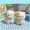 Plush Party Cat Keychain With Butterfly Bow For Gifts And Bag Accessories