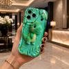 Lovely Cartoon Daily Wavy Frame Silicone Case For iPhone 17 16 15 14 Pro Max Plus XR XS Anti Drop Soft Phone Cover