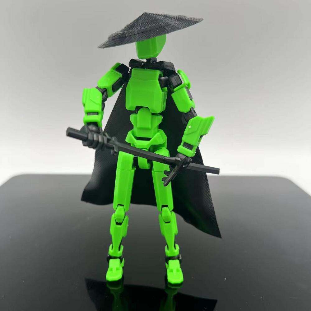 13 Action Figure T13 Action Figure 3D Printed Multi-Jointed Movable Lucky Assemble Toys Parent-children Game Kids Gifts