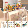 Multifunctional Building Block Table for Kids Ages 3-6: Educational & Playful Gift