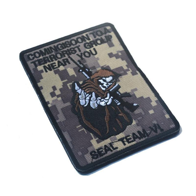 Map of the United States, District 9, SEAL Team 3, quality embroidered armband, Velcro patch