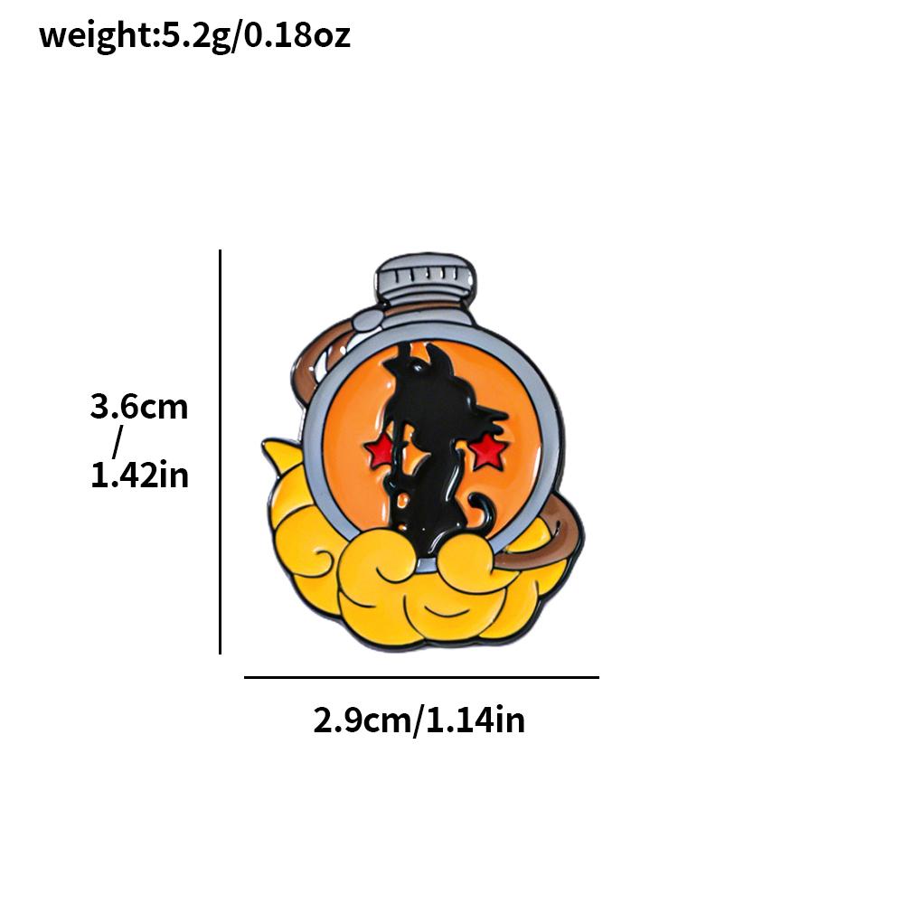 

Dragon Ball Enamel Pins Cartoon Metal Badges Kids & Friends Backpack Accessory Clothing Jewelry Gift for Anime Fans