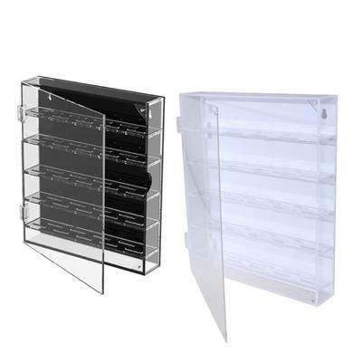 Průhledný kulatý akrylový držák na mince Stolní úložné pouzdro Pevný vystavovací box Řemeslnické potřeby pro sběratele a klenotníky