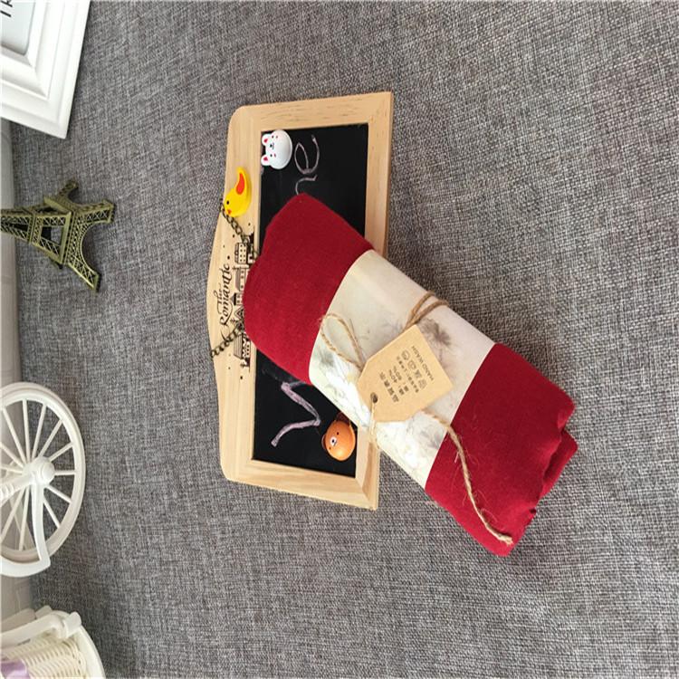 Korean Four Seasons Cotton Linen Women's Scarf: Solid Color Literary Shawl & Extra Long Beach Silk Scarf