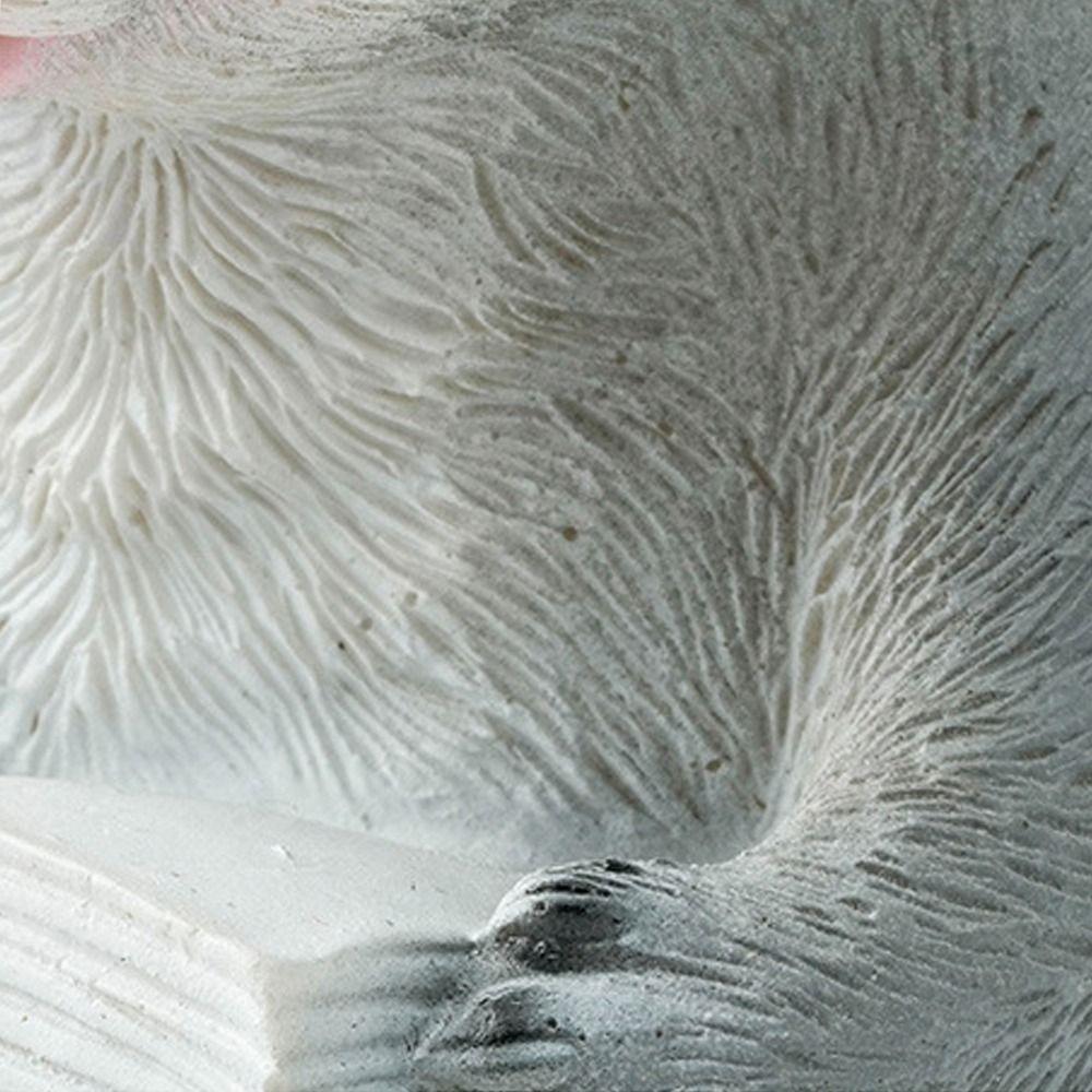 Handicraft Rabbit Reading Book Statue Resin Crafts Garden Animal Statue Garden Courtyard Decor