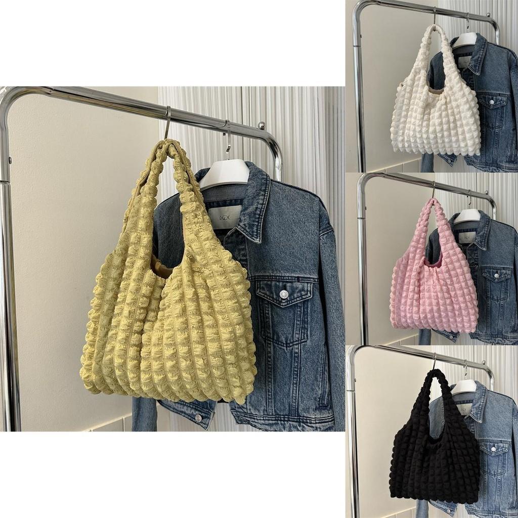 Fashionable Large Capacity Shoulder Tote Bag For Women Trendy Canvas Street Style