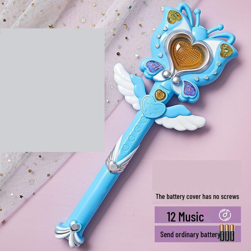 Magic Fairy Wand with Light, Music, and Projection for Girls