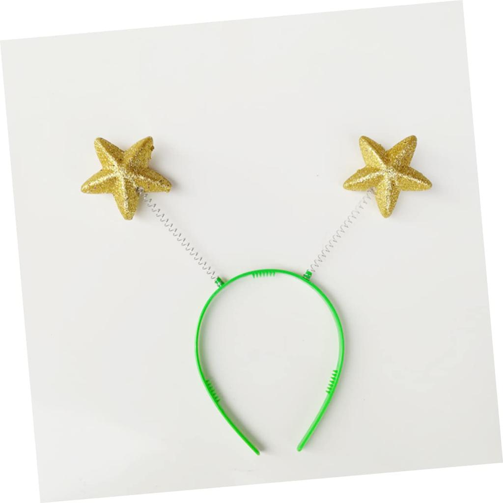 BESTOYARD 12pcs Antenna Costume Accessories Star Head Boppers Alien Headband Novelty Headband Bopper Headband Star Headpiece