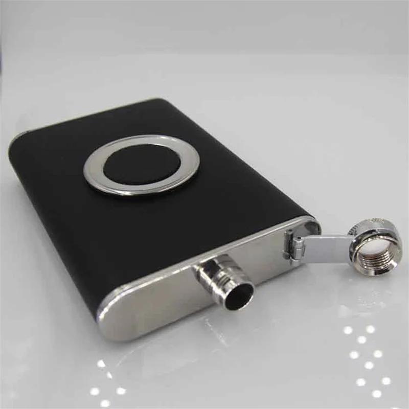 Hip Flasks Sets With Cup Funnel 8oz Portable Flagon Stainless Steel Whiskey Alcohol Bottle Mini Bottles Man Gift