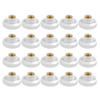 1-20PCS E27 Screw Cap Socket White Ceiling Light Lamp Bulb Fixing Base Stand 220V E27 Light Bulb Holder Spiral LED Bulb Base