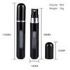 8ML Portable Travel Mini Small Container Aluminum Purse Tester Decant Perfume Roller Bottle Dispensing Tool Refillable Spray 1PC