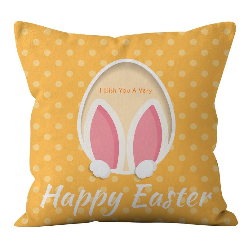 Easter Bunny Pillow Cover Home Pillow Cushion Cover