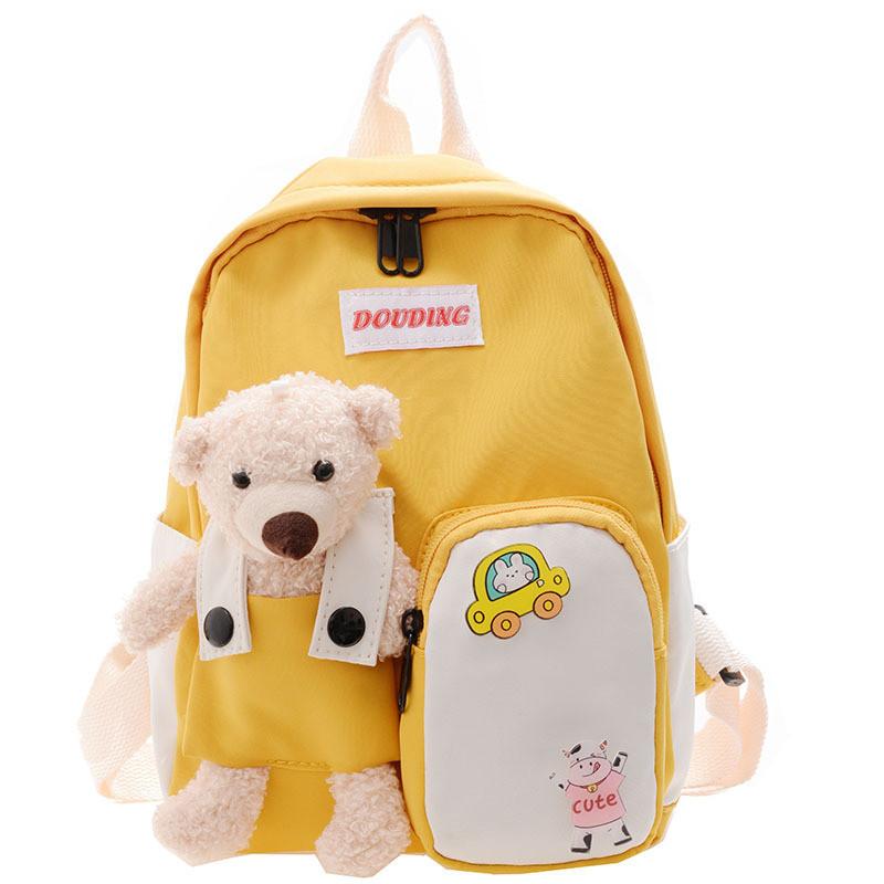 Charming Animal Design Boy's Backpack Durable Nylon Medium-sized Travel Backpack For Kids
