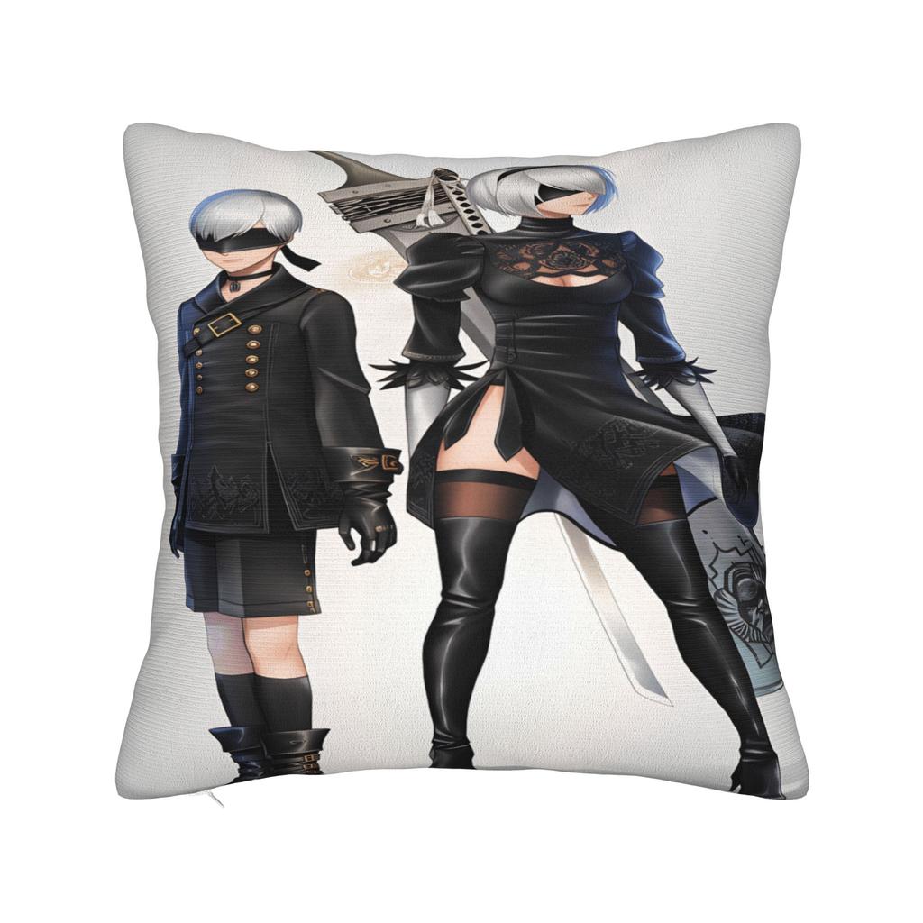 Game N-Nier Automata Pillowcases Novelty Pillow Case For Living Room Bed Chair Custom Pillow Cover