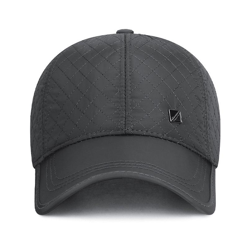 Hut Herren Herbst Winter Samt Ohrenschutz Warme Mütze Papa Baseballkappe