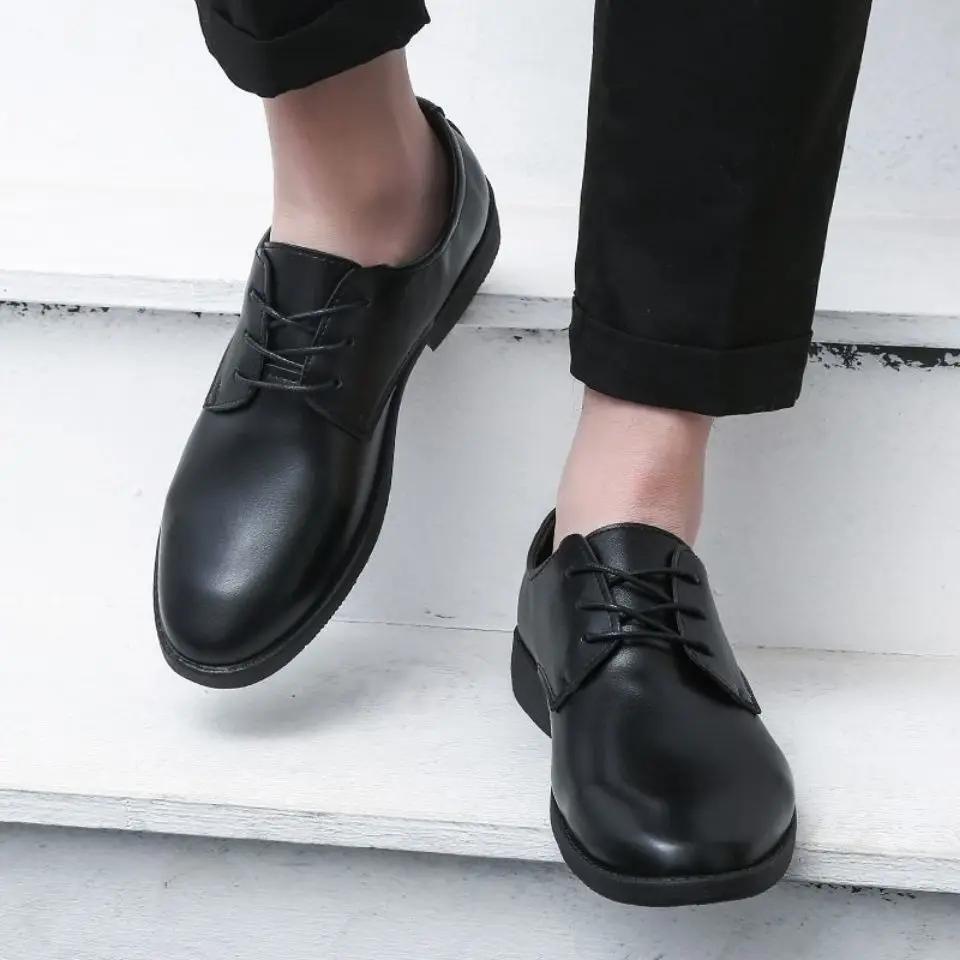 Fashion Dress Shoes Man Casual Business Official Social Shoe for Men Spring Autumn Elegant and Classic 2024 Trend Cheap Liquidation Suit