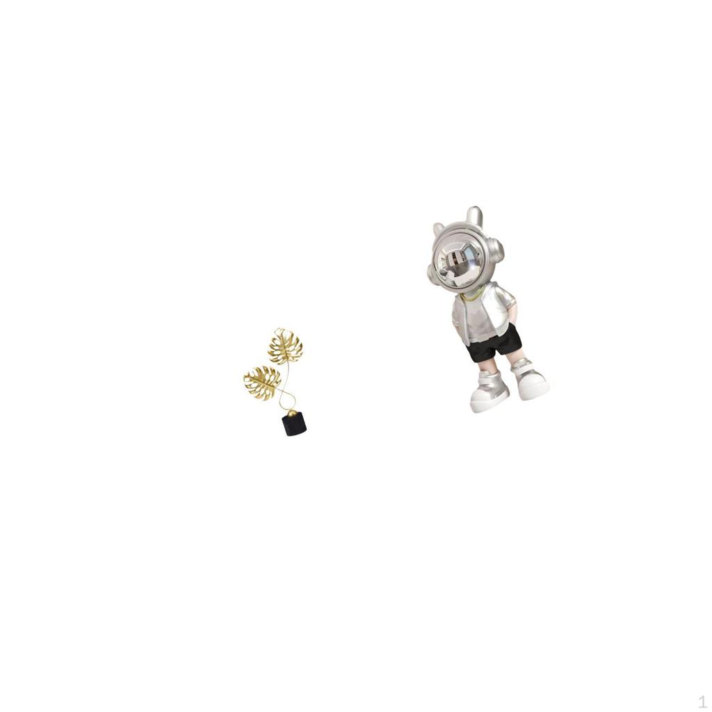 Astronaut Figurine Statue Artwork Collectible Sculpture Tabletop Ornament for Desk Cabinet Indoor