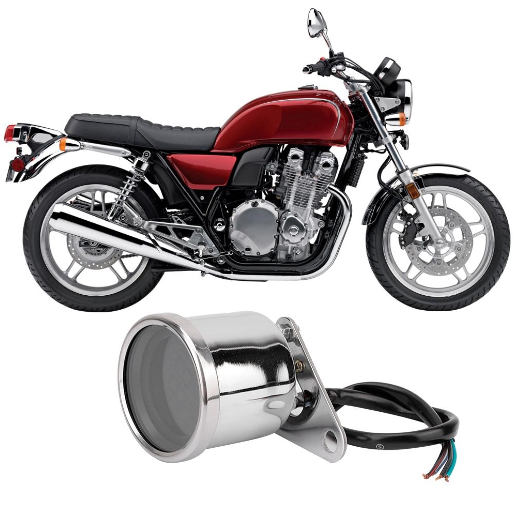 Motorcycle LCD Meter Tachometer Gauge Odometer Speedometer 0 199km h Electrosilvering