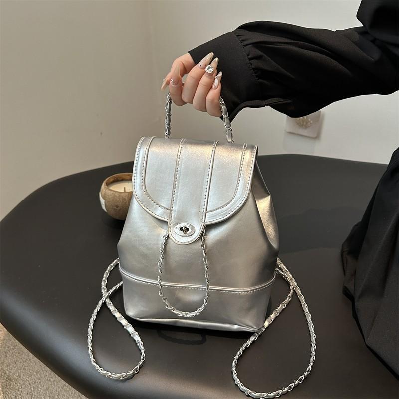 Schoolbag Korean Version Niche Design Backpack for Women's Summer New Trendy Small Fragrant Style Portable Travel Backpack