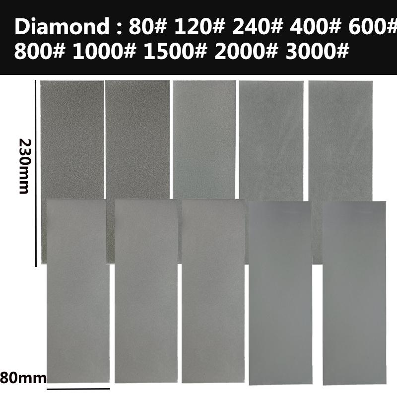 1000 Diamond Plate Hard Large Sharpening Stone Professional Knife Sharpener Whetstone Edge Blade Sharp Apex Sheet Ruby Spyderco