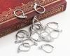 15*10mm 30pcs/Lot 316 Stainless Steel 3 Color High Quality Earring Hooks Wire Settings Base Settings WholeSale