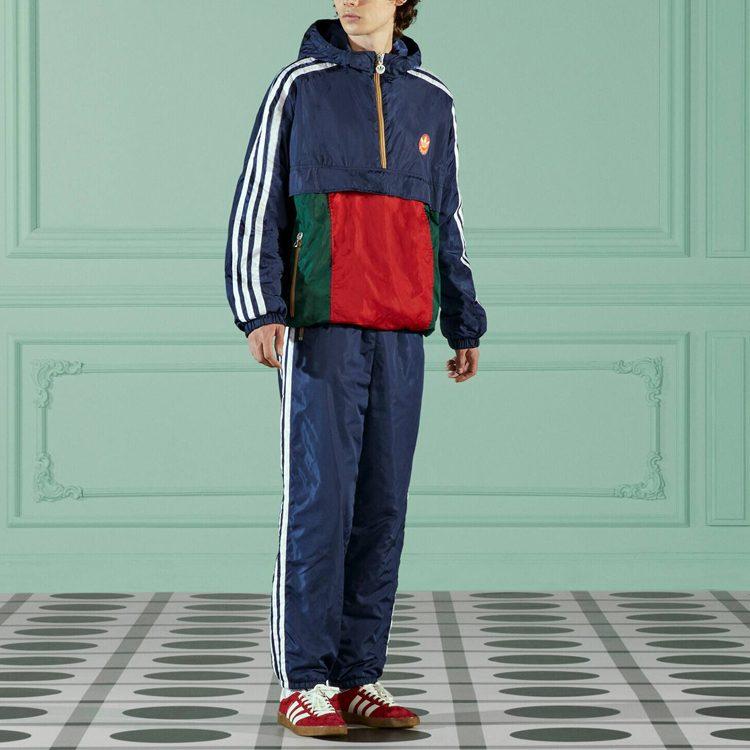 Gucci X Adidas Originals Casual Pants Men's Blue 722270-ZALCQ-4348