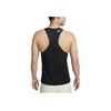 Nike Dri-FIT ADV Solid Breathable Round Neck Sports Tank Men Tops Black FN4232-010