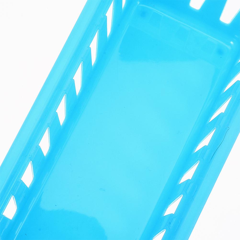 12 Pcs Basket Pencil Holder Stationery Plastic Baskets for Classroom Crayon Table Bins Supplies Small Tray Storage Student