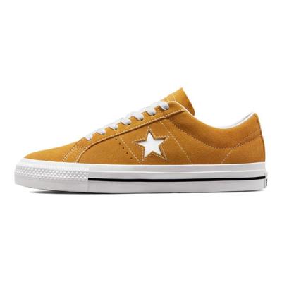 One Star Pro Trendig Vielseitig Lässig Rutschfest und Verschleißfest Niedrig geschnitten Board Schuhe Unisex Orange Gelb