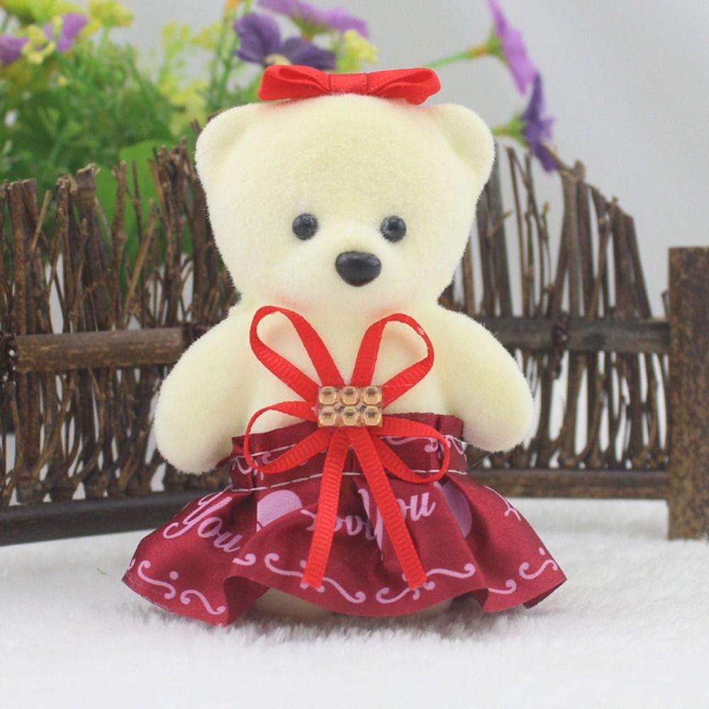 10pcs/set Foam Bear Bear Plush Foam Toys Plush Doll Cartoon Bouquet Doll  Girlfriends