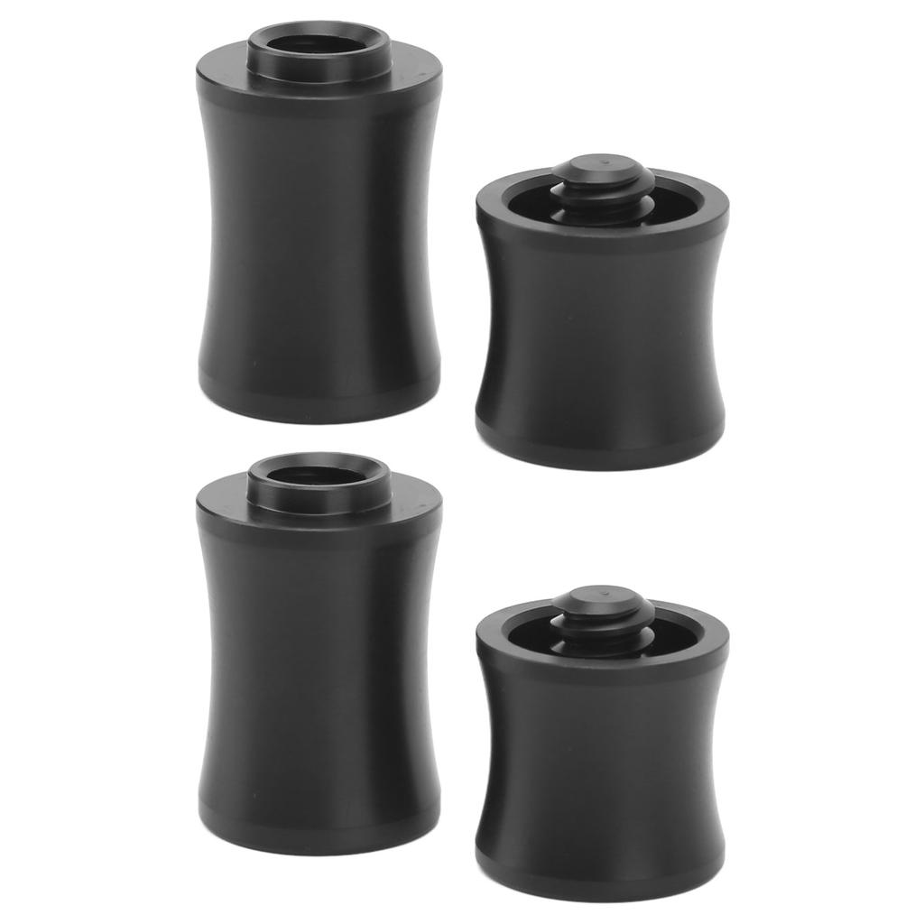 2Pcs Plastic Billiard Cue Joint Protectors Black Pool Cue Stick Joint Protectors Billiard