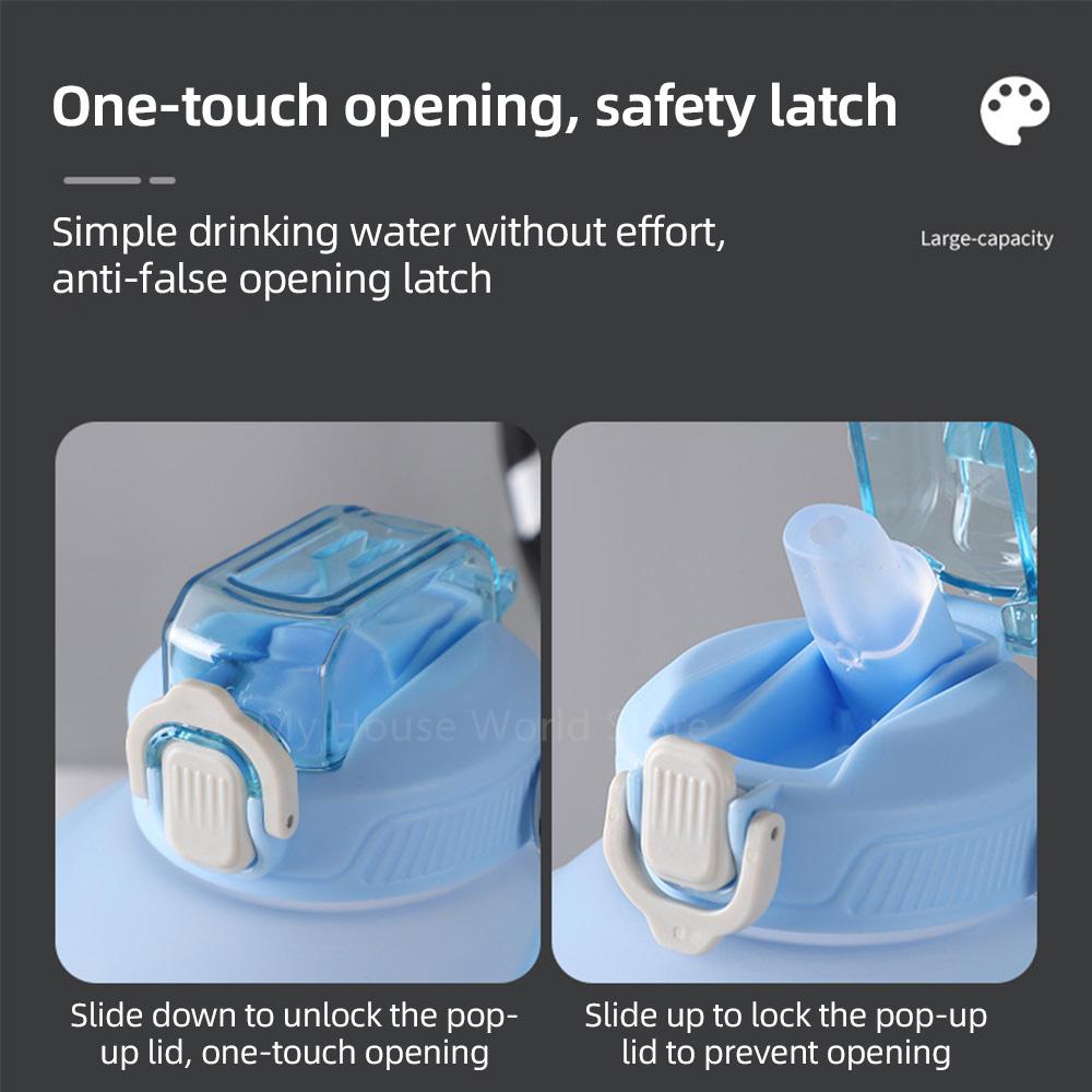 23/38L Athletic Water Bottle Roomy Lightweight Gym Biking Cup Outdoor Use Travel Gym Fitness Plastic Cup Travel Water Kettle