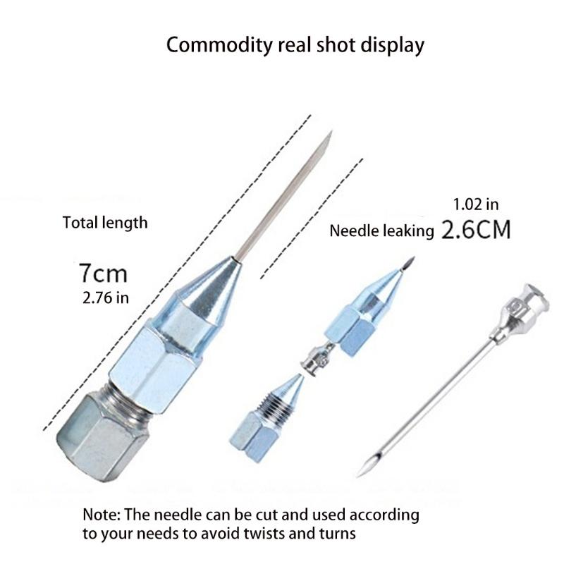 2pcs Removable Needle Nose Grease Head Grease Nozzle Grease Accessories Sealed Bearing