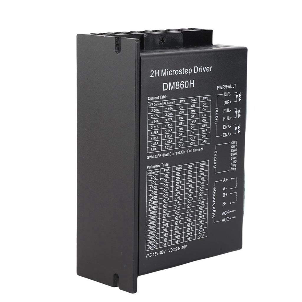 Stepper Control Industrial Automation Stepper Motor Drive 2-Phase Optical Isolation Input NEMA23 NEMA34 DM860H