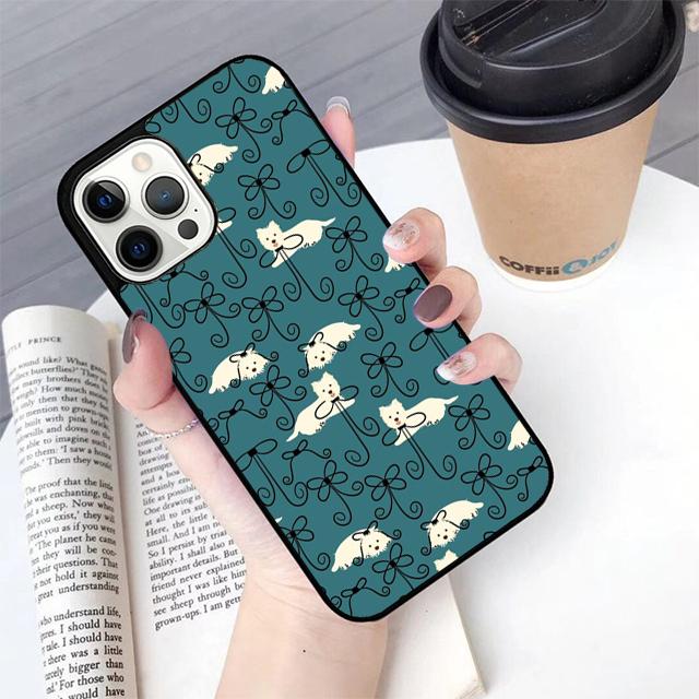 Autumu West Highland Terrier Westie Phone Case Cover for iPhone 17 Air 16 16e 15 12 11 13 14 Pro Max Apple Plus