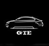 XJBRL1 LED Car Door Interior Light Bulbs Decoration Lamp Auto Accessories for VW GTE Logo Golf Tiguan Arteon BORA Passat Jetta Touareg