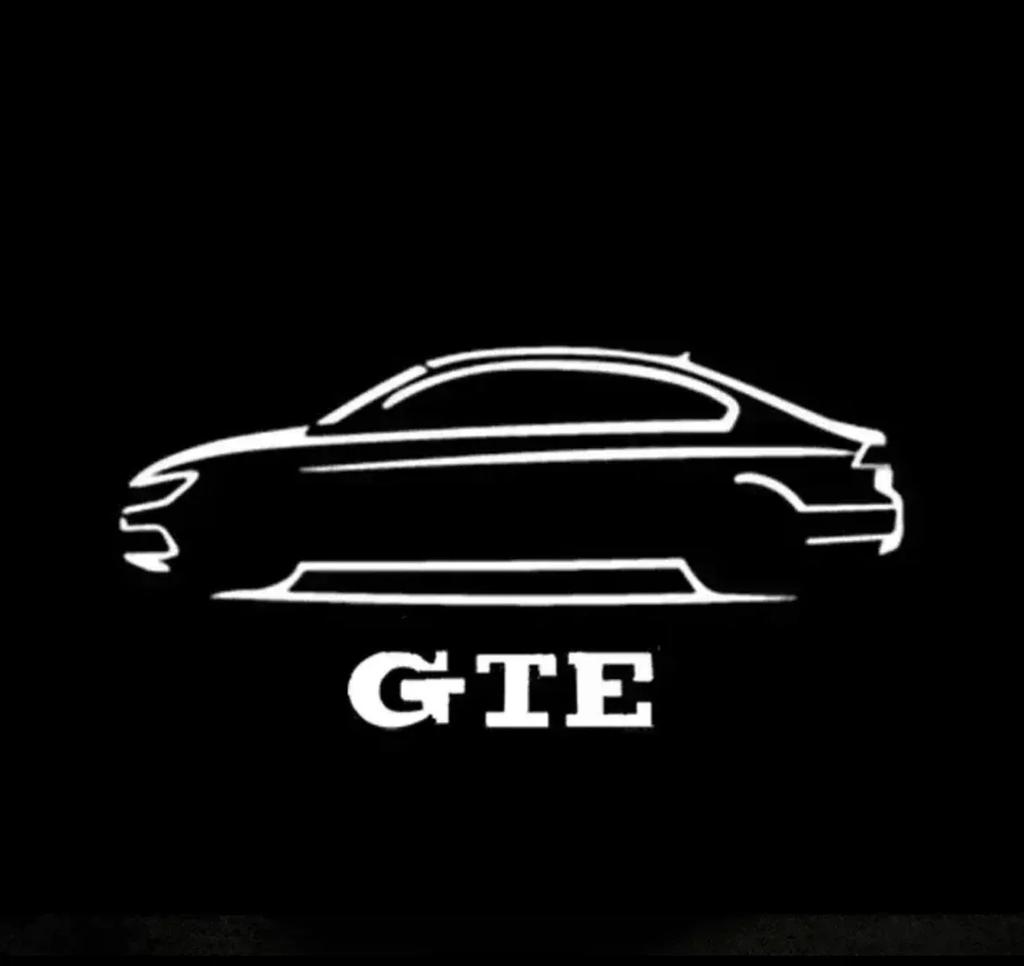 XJBRL1 LED Car Door Interior Light Bulbs Decoration Lamp Auto Accessories for VW GTE Logo Golf Tiguan Arteon BORA Passat Jetta Touareg