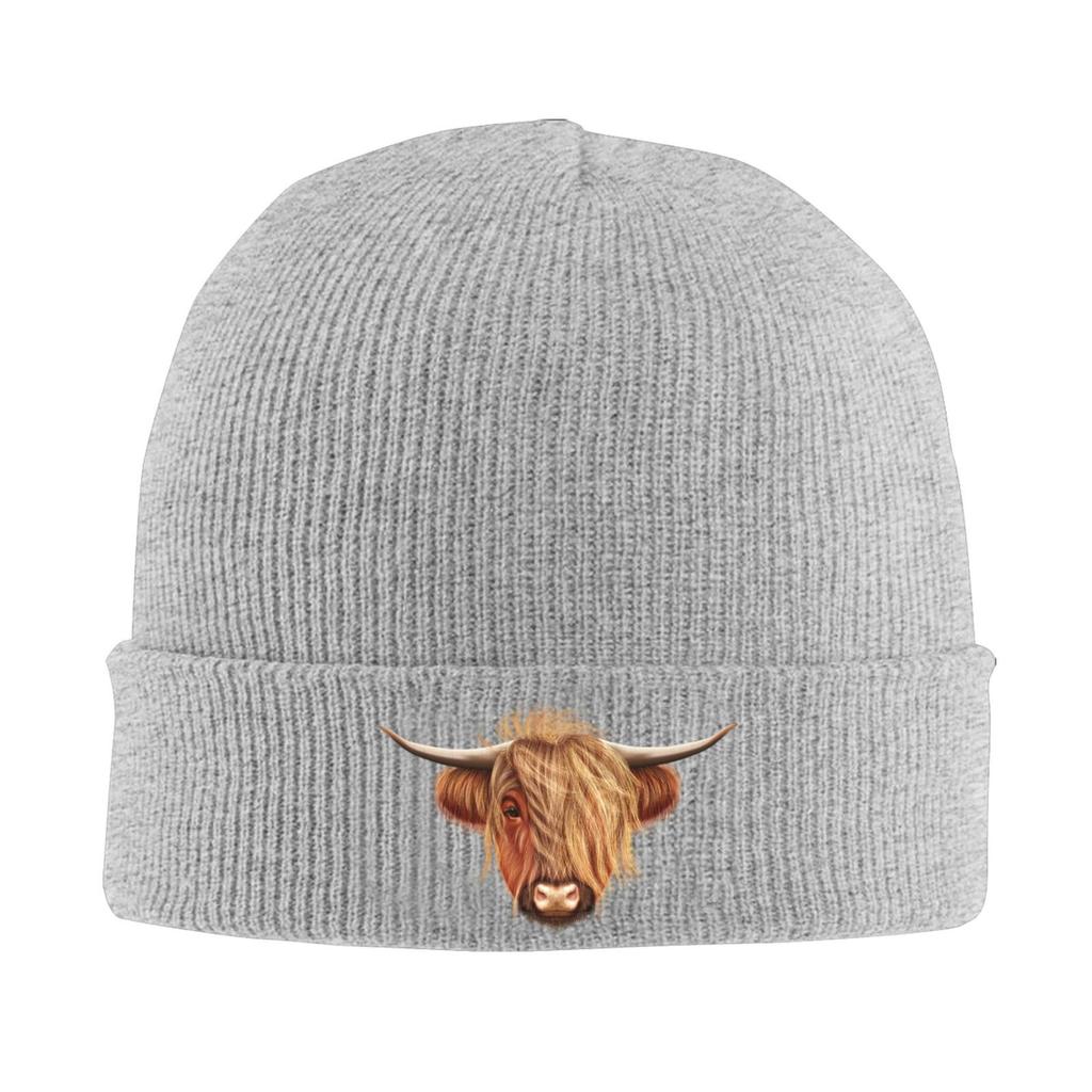 Cappelli Berretto Mucca Scozzese Hairy Highland Hip Hop per Uomini Donne Invernali Tieniti Caldo Cappelli a Cuffia Berretti Cappellini Unisex Adulto Cappello Berretto