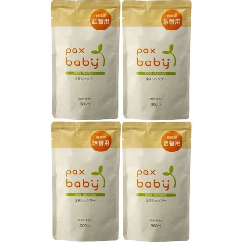 [Set] Pax Baby Refill Body Shampoo 300ml (4 Bottles)