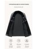 Men's Korean Style Mid-Length Wool Coat - Double-Sided, Thick, Suit Collar, Autumn/Winter Fashion.