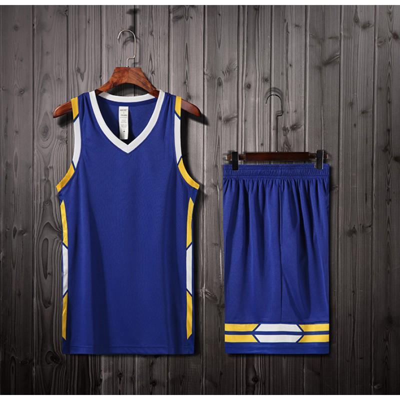 

Basketball Uniform Male College Student Adult Children s Jersey Set Basket Female Sports Training Clothes Printed Number Pattern 4XL синій