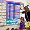 Godery Hundred Number Wall Chart, Numbers 1-120 Board Pocket Chart for Classroom Counting and Organizer, 120 Pockets