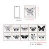 Retro Butterfly Hand-Painted Brick Beautiful Seam Sticker Wall Sticker Kitchen Bathroom Crystal Thickened Waterproof And Moisture-Proof Wallpaper Wall