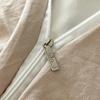 Washed Cotton Bed Linen Bedding Set 3/4 Pieces Bed Sheets Set Solid Color Comforter Cover Couple Queen King Size Bed Quilt Cover