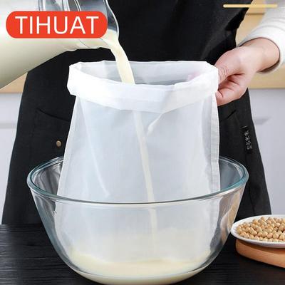 Nylon-Filterbeutel, Sieb für Gemüsemilch, Sieb zum Abtropfen von Tee, Netzfilter, Küchenhelfer für Zuhause, Lebensmittel, Käse, Sieb für Honig