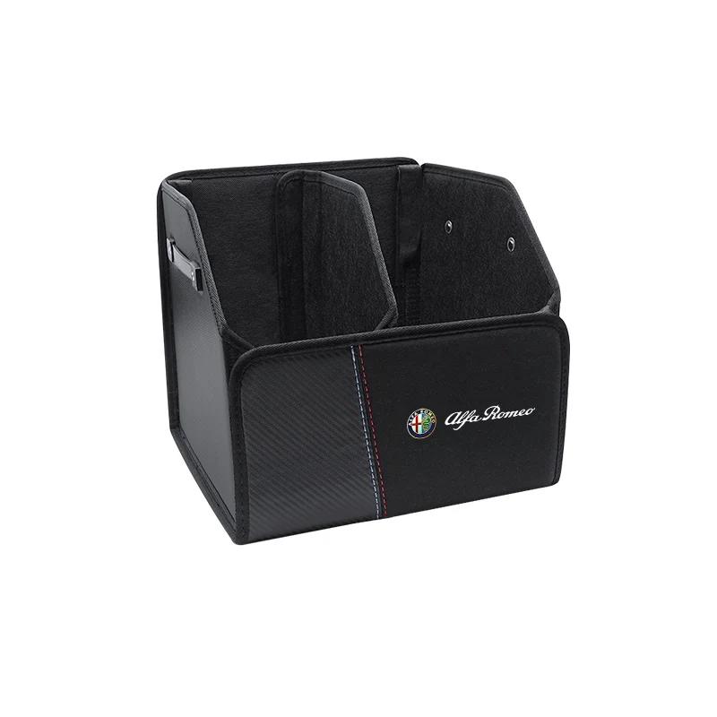 Car Stickers For Alfa Romeo Alfa Romeo Folding Car Trunk Organizer Box Storage Bag Tools Tidying For Alfa Romeo 147 4C 159 Spide